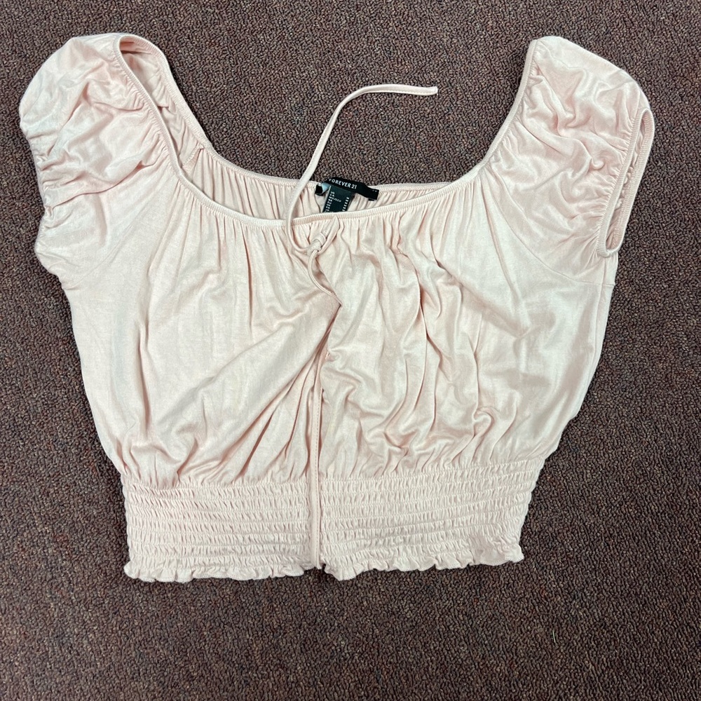 Medium light pink top